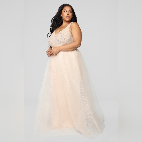 Nude Color Gown - Picture 1 of 3